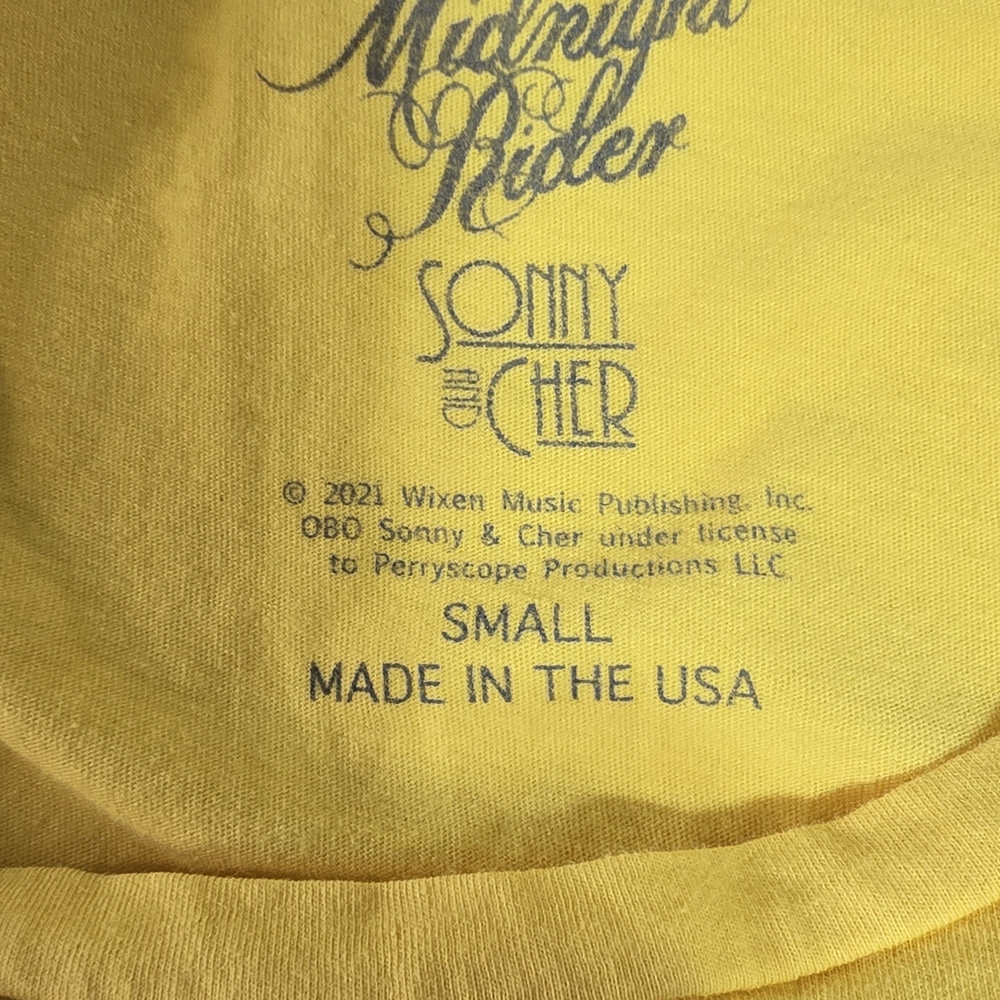 Midnight Rider Bright Yellow Graphic Tee - Picture 3 of 4